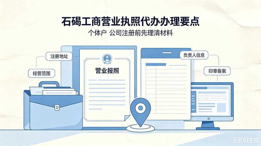 石碣创业办执照